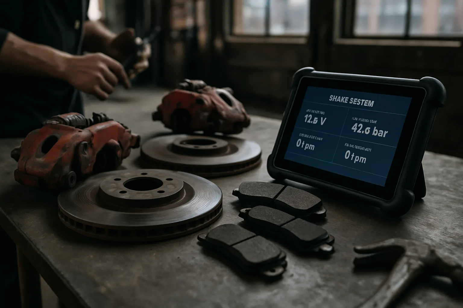 Brake components and diagnostic equipment