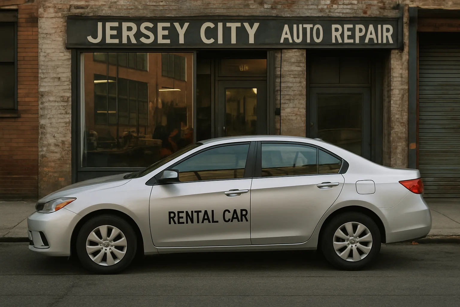 Kudos Rental vehicle ready for customer pickup